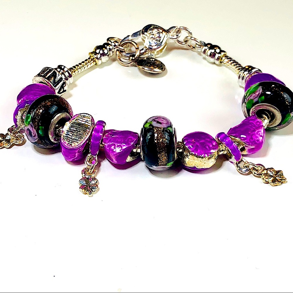 Pandora like Valentine’s charm bracelet